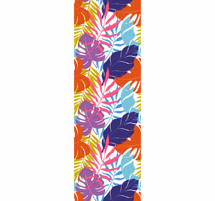 Leaf wallpaper tropical leaf pattern - TenStickers