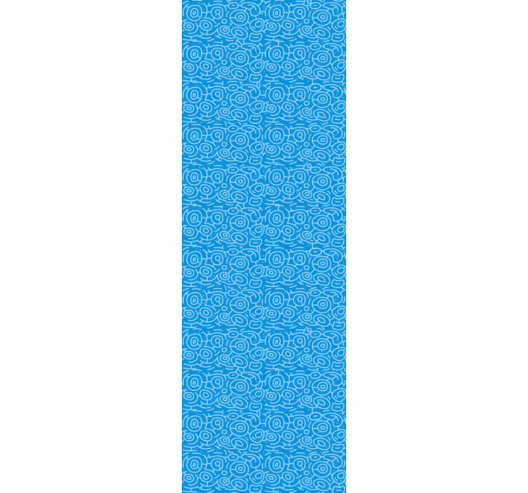 Geometric wallpaper spiral pattern design - TenStickers