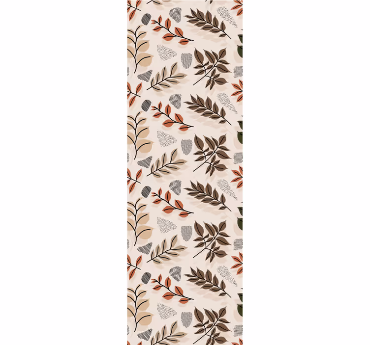 Leaf wallpaper botanical leaf pattern - TenStickers