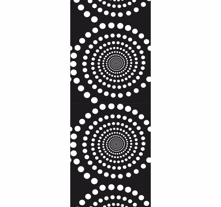 Teens wallpaper concentric dots design - TenStickers