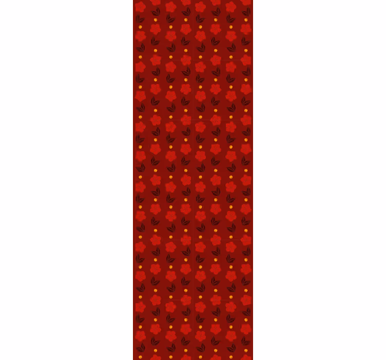 Wallpaper polka dots red polka patterns - TenStickers