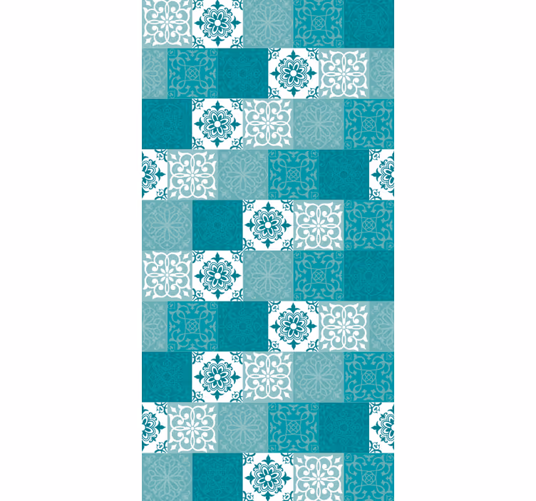 Ornamental Tiles tile wallpaper - TenStickers
