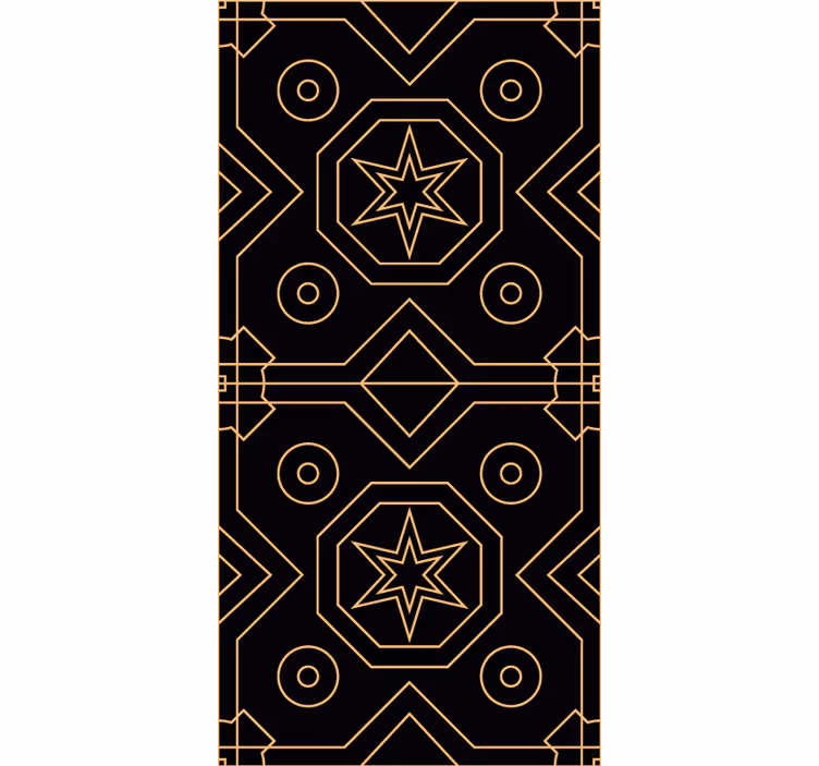 Geometric Star Balance geometric wallpaper - TenStickers