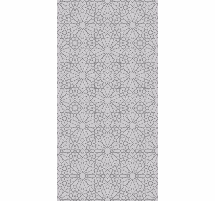 Light grey with pattern wallpaper - TenStickers