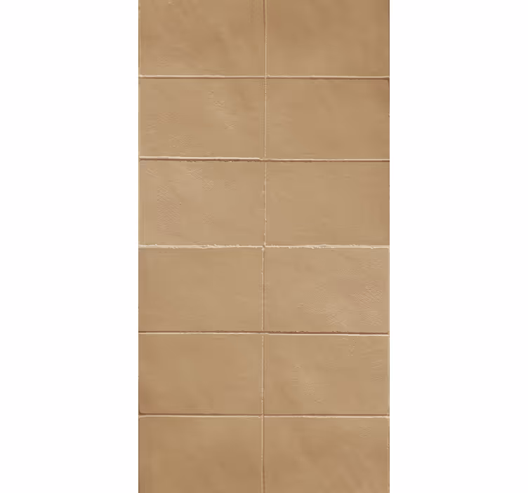 Smooth Tile Effect brick wallpaper - TenStickers