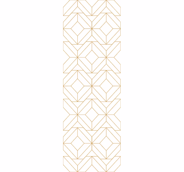 Modern geometric pattern Wallpaper - TenStickers