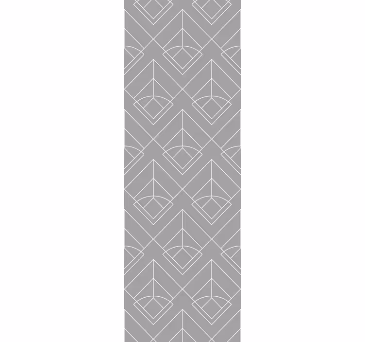 Luxury white lines pattern Modern Wallpaper - TenStickers