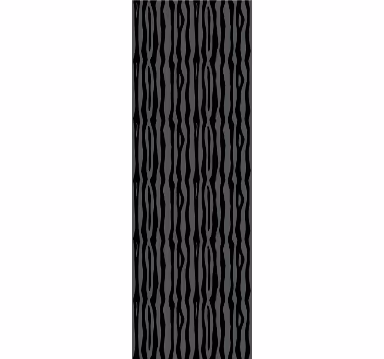 Striped wallpaper wavy striped pattern - TenStickers