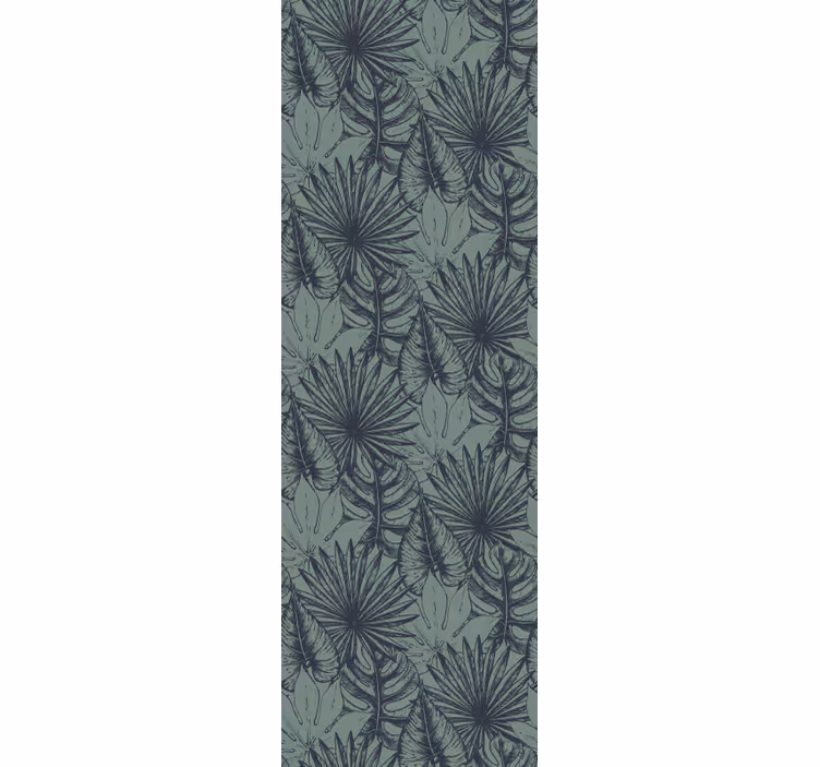 Leaf wallpaper palm leaf design - TenStickers