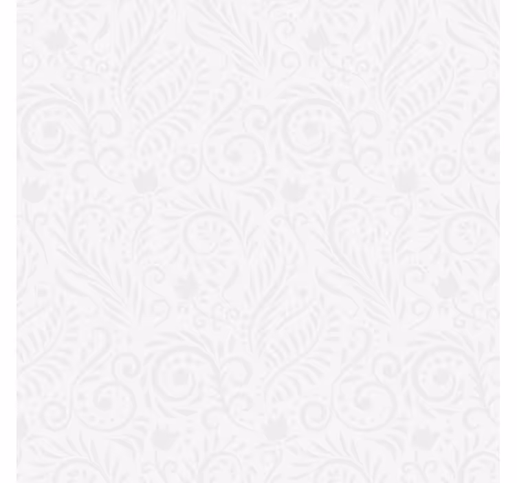 Modern white floral wallpaper - TenStickers