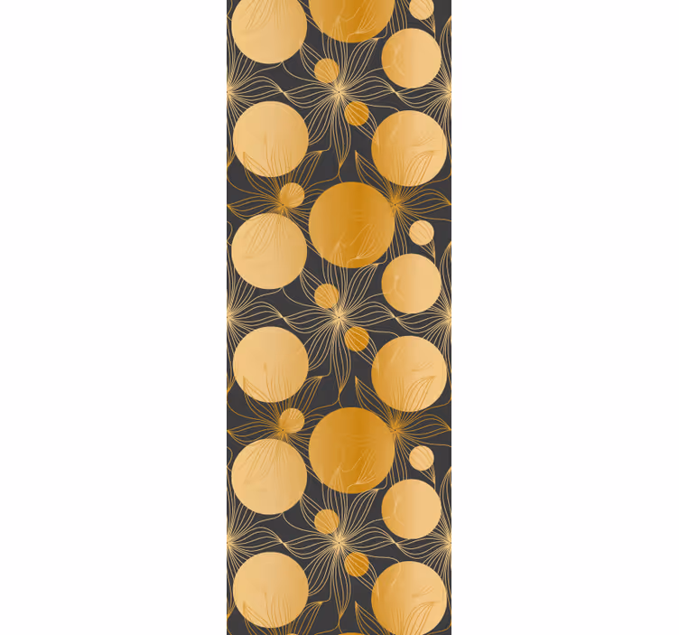 Circular Motif Ensemble geometric wallpaper - TenStickers
