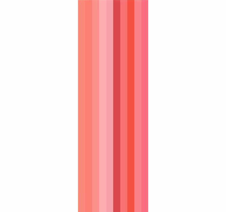 Gradient Bands horizontal stripes wallpaper - TenStickers