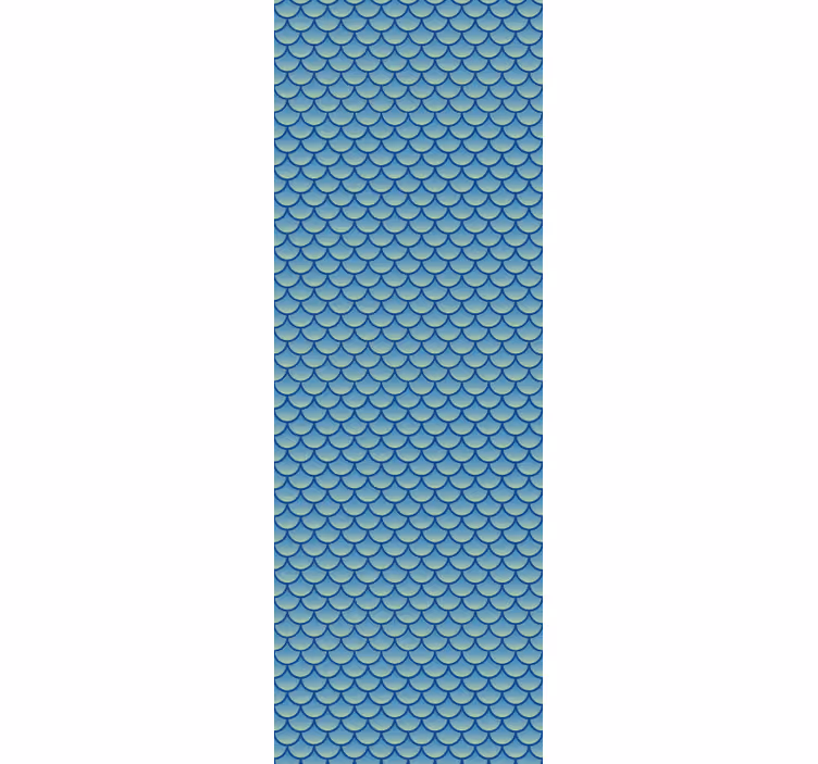 Mermaid scales Moroccan  childrens wallpaper - TenStickers