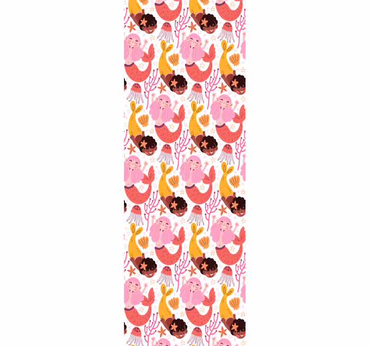 Underwater Whimsy ornamental wallpaper - TenStickers