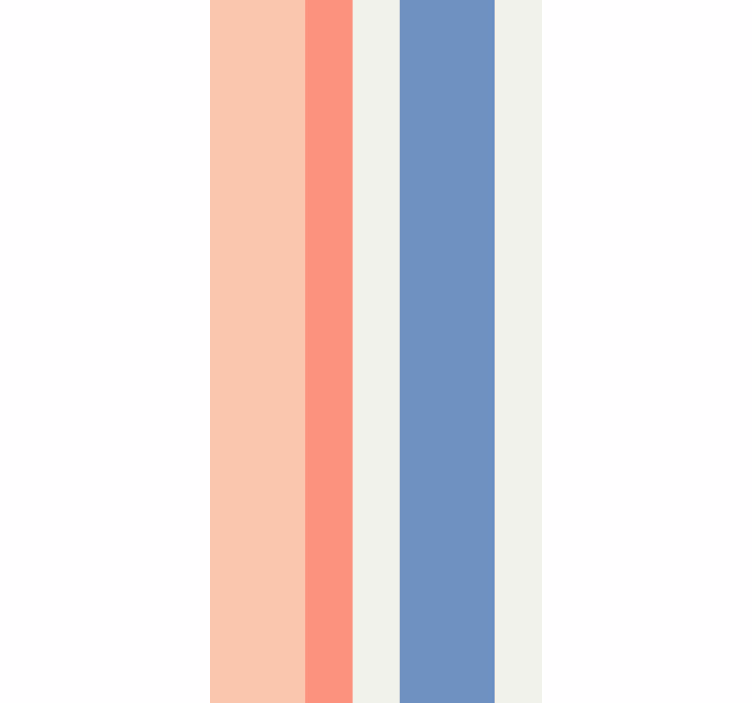 Chic Stripes striped wallpaper - TenStickers