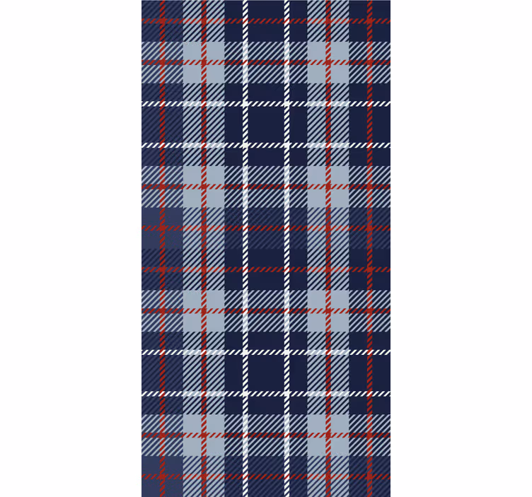 Tartan Plaid tile wallpaper - TenStickers