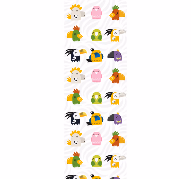 Cheerful Monster Mural kids wallpaper - TenStickers