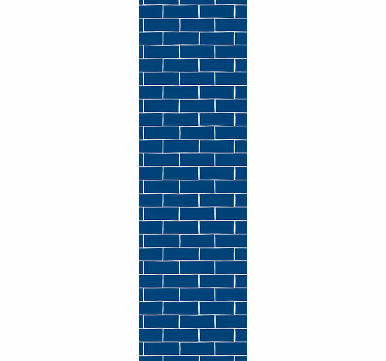 Subway Tile Effect brick wallpaper - TenStickers