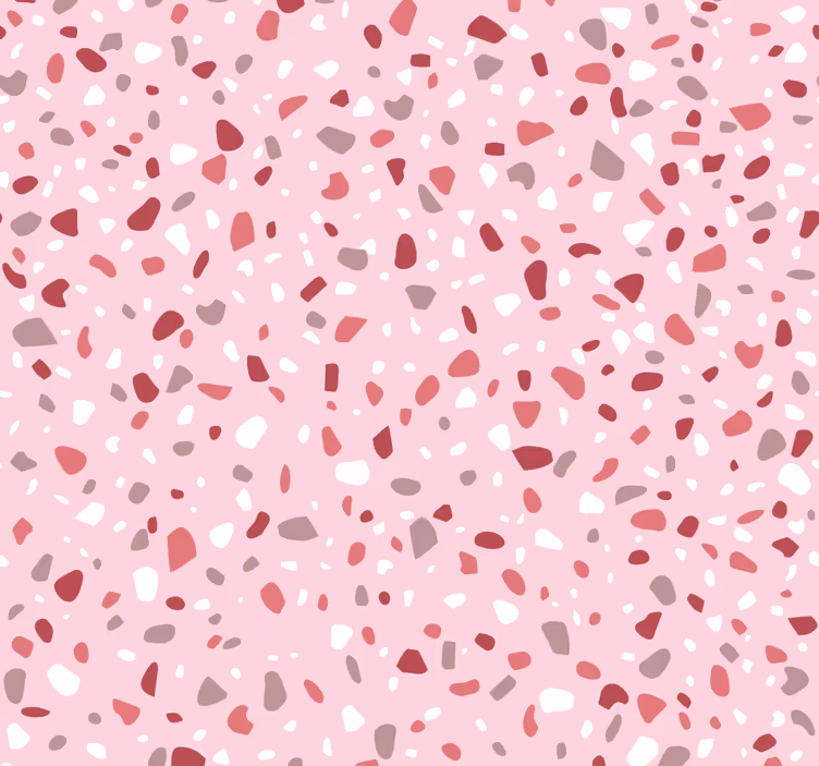 Terrazzo Textured wallpaper polka dots - TenStickers