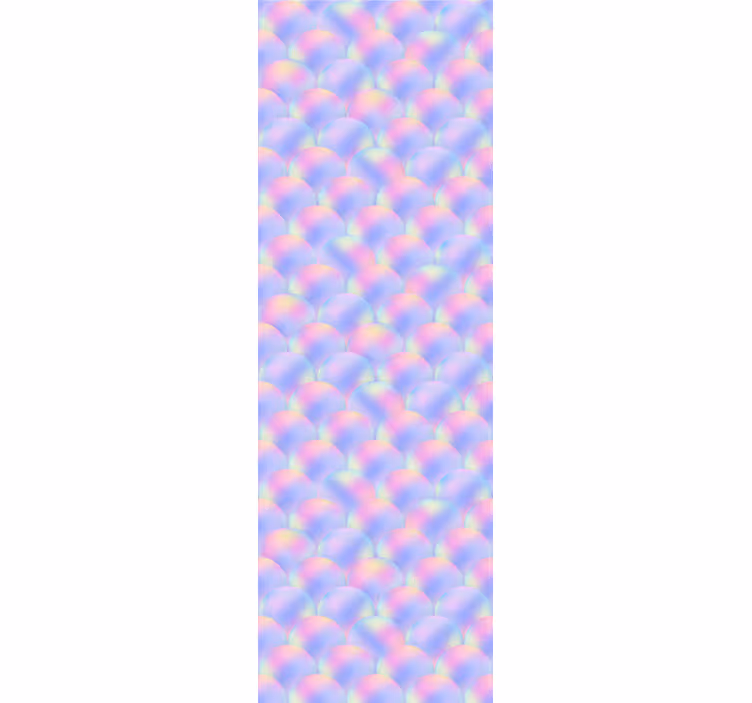 Iridescent Scales wallpaper polka dots - TenStickers