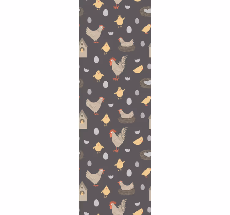 Farmyard Motif animal wallpaper - TenStickers