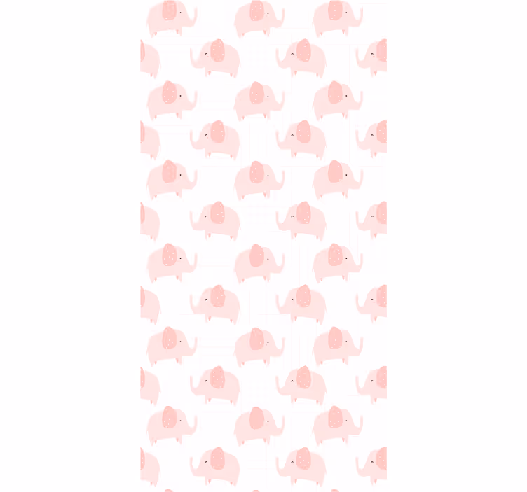 Elephant wallpaper elephant parade design - TenStickers
