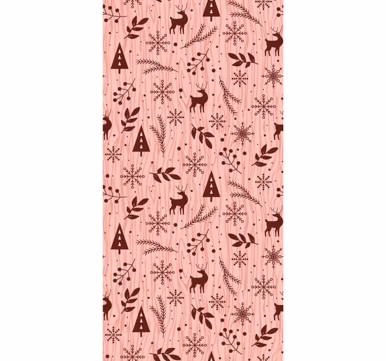 Reindeer Forest Scene animal wallpaper - TenStickers