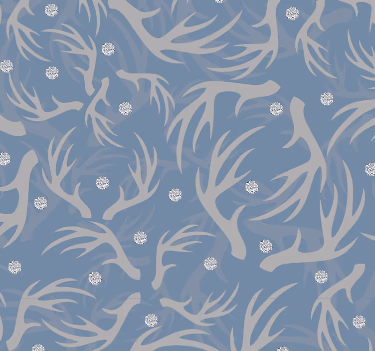 Stag Antlers animal wallpaper - TenStickers
