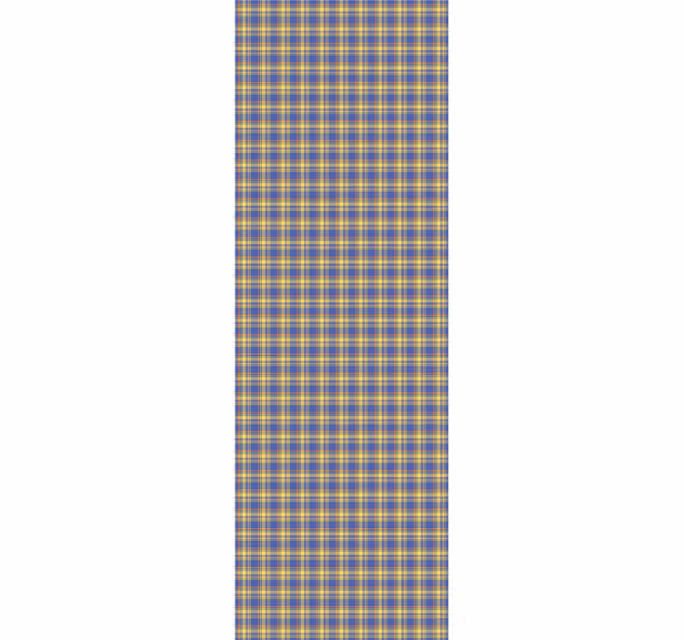Geometric Plaid Pattern square wallpaper - TenStickers