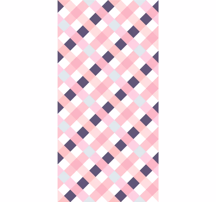 Pastel Argyle Pattern geometric wallpaper - TenStickers