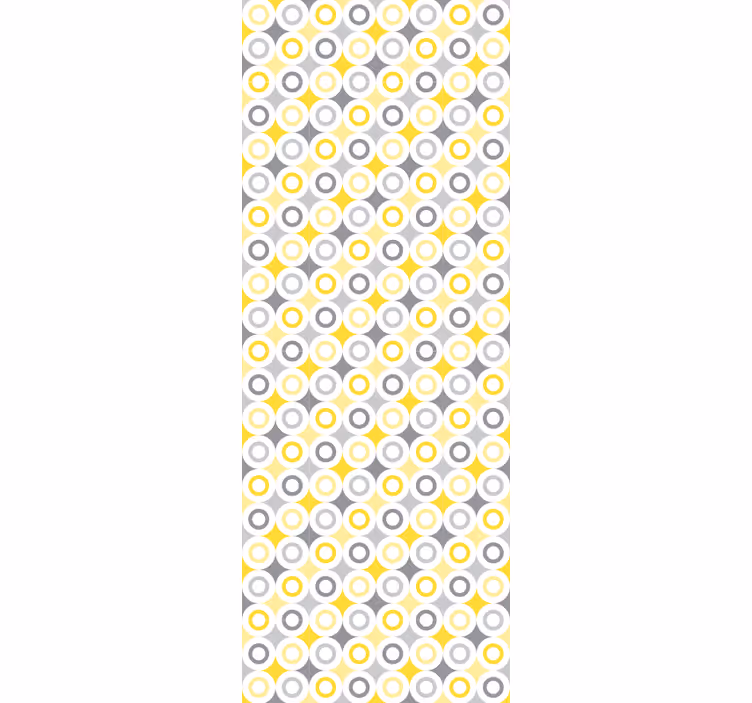 Circular Pattern wallpaper polka dots - TenStickers