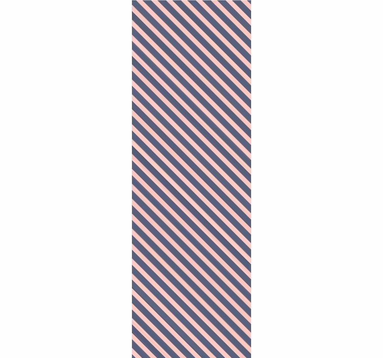 Diagonal Stripe Harmony horizontal stripes wallpaper - TenStickers