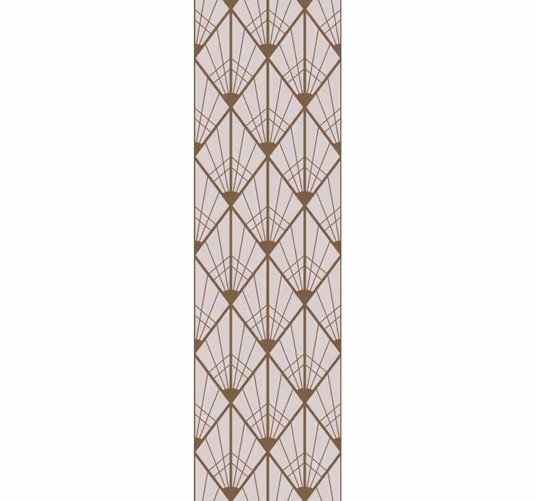 Geometric wallpaper geometric fan design - TenStickers