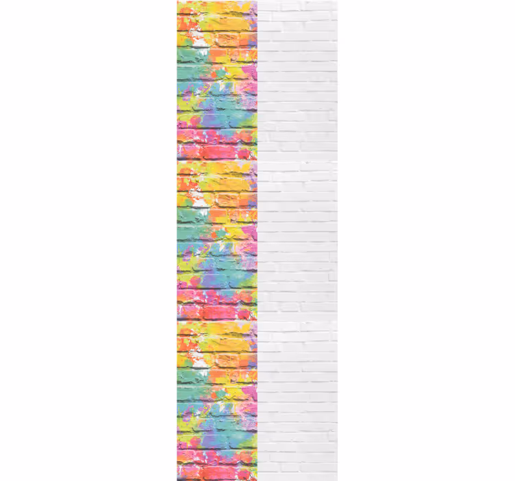 Splash paint stripes Art Wallpaper - TenStickers