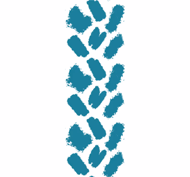 Turquoise paint Art Wallpaper - TenStickers