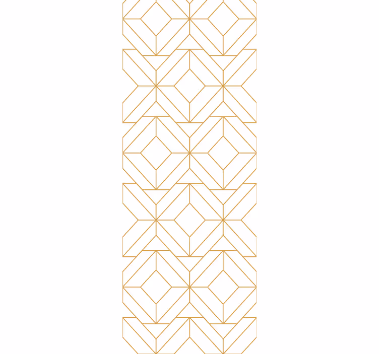 Cube Shapes geometric wallpaper - TenStickers