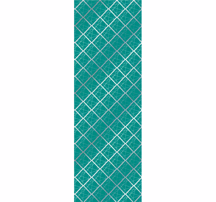 Green tiles diagonal Tile Wallpaper - TenStickers