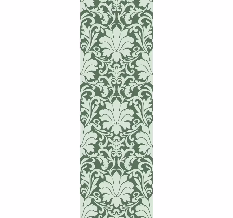 Elegant Foliage Motif floral wallpaper - TenStickers