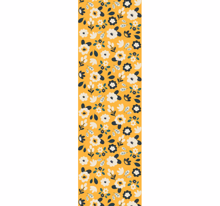Floral Bedroom Feature flower wallpaper - TenStickers