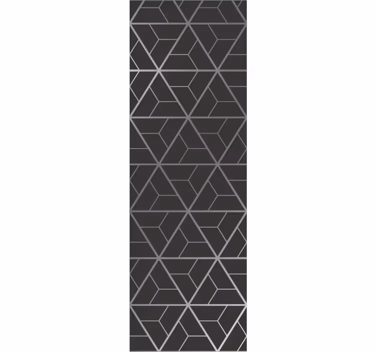 Abstract Cubism geometric wallpaper - TenStickers