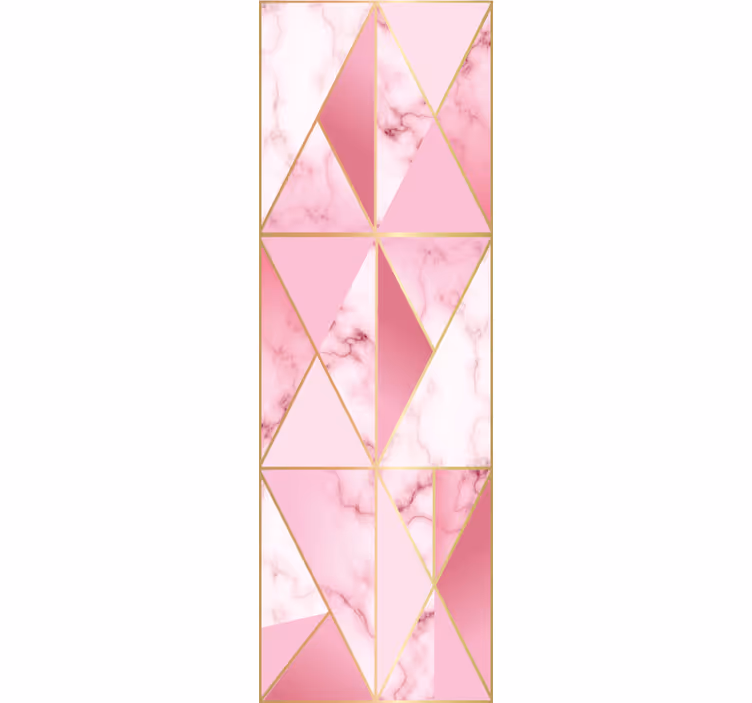 Geometric wallpaper geometric marble pattern - TenStickers