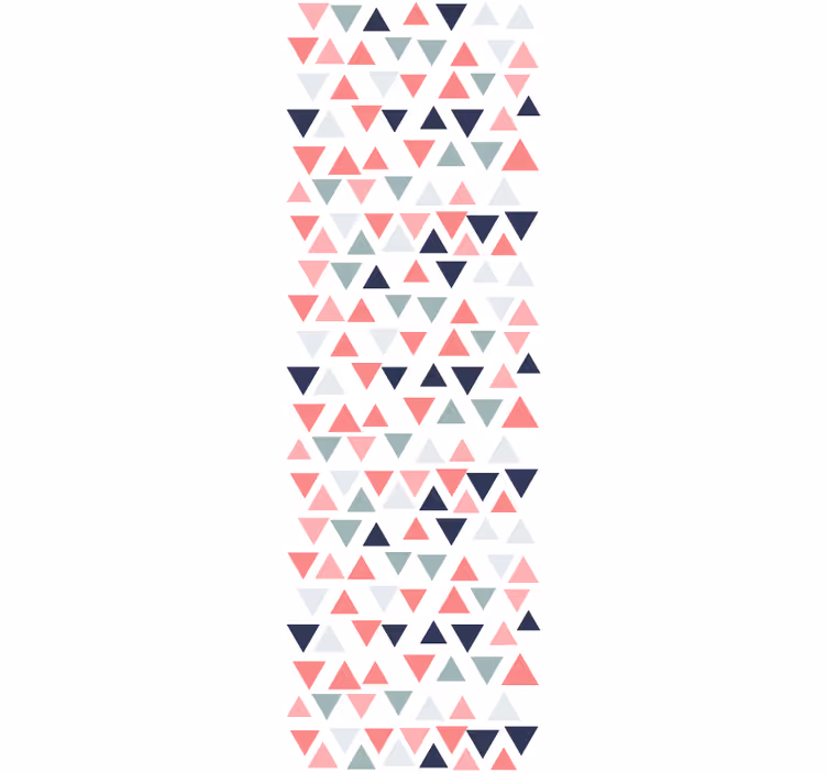 Triangles on a white background wallpaper - TenStickers