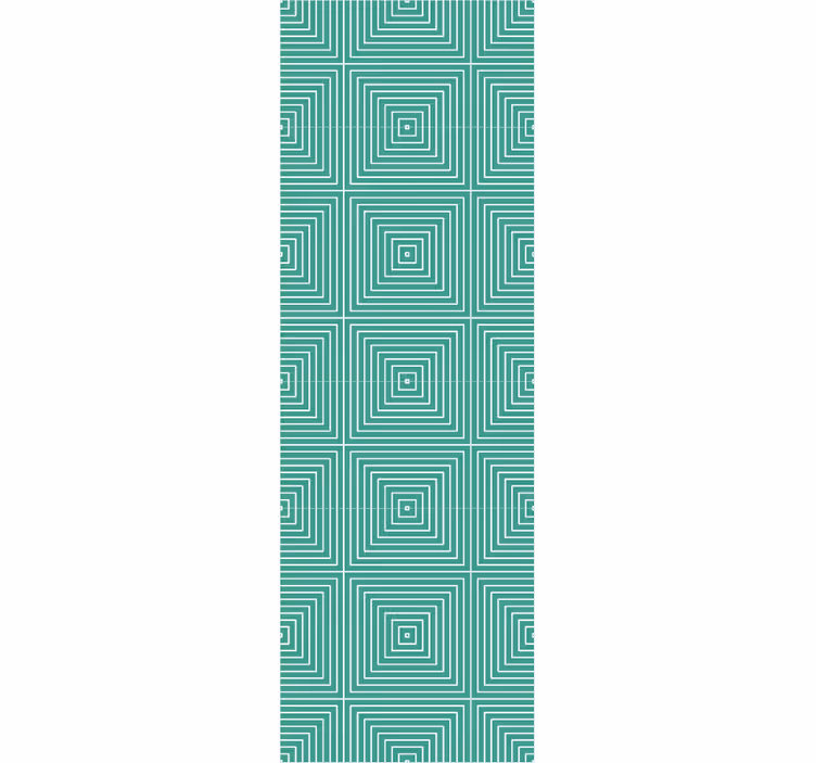 green squares pattern wallpaper - TenStickers