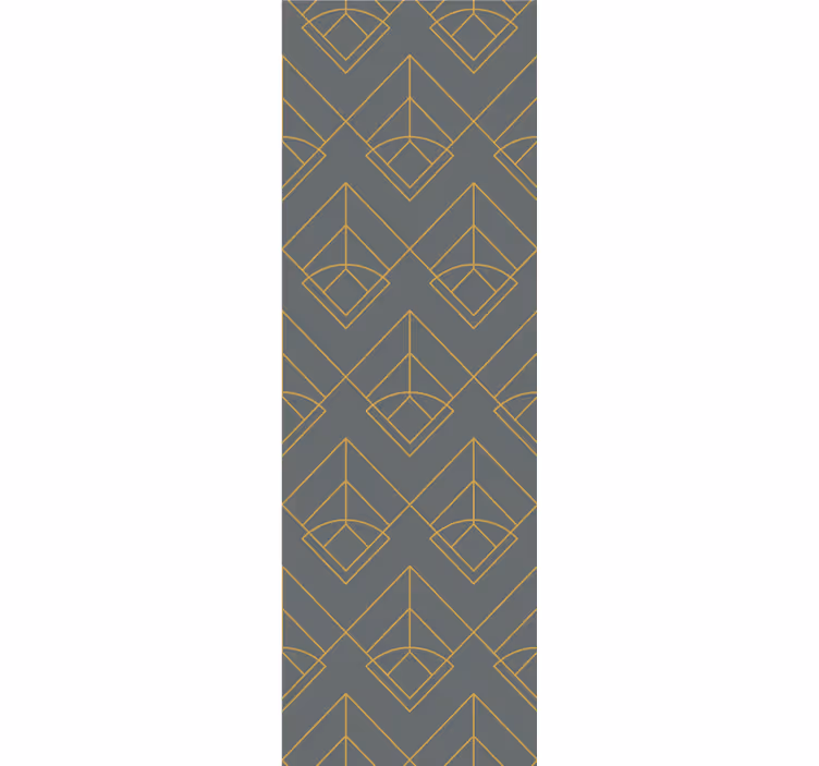Diagonal lines on grey Triangle Wallpaper - TenStickers