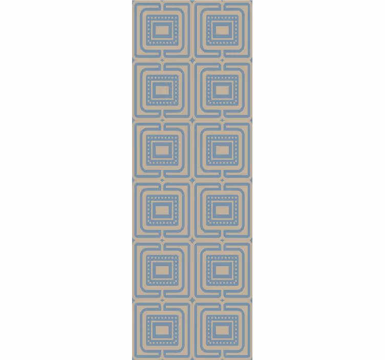 Retro Square Geometry geometric wallpaper - TenStickers
