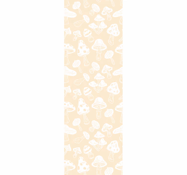 Mushroom Sketches animal wallpaper - TenStickers
