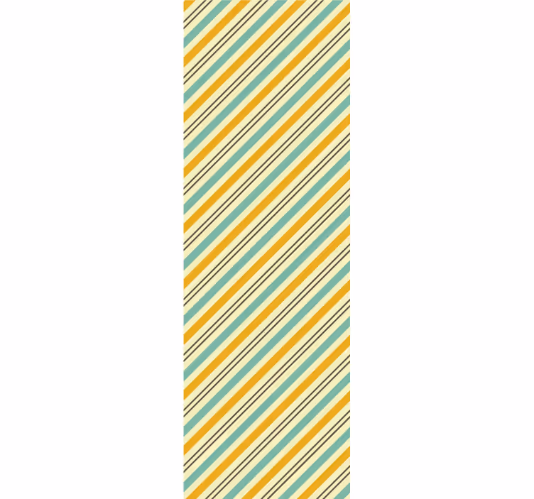 Striped Diagonal Pattern horizontal stripes wallpaper - TenStickers