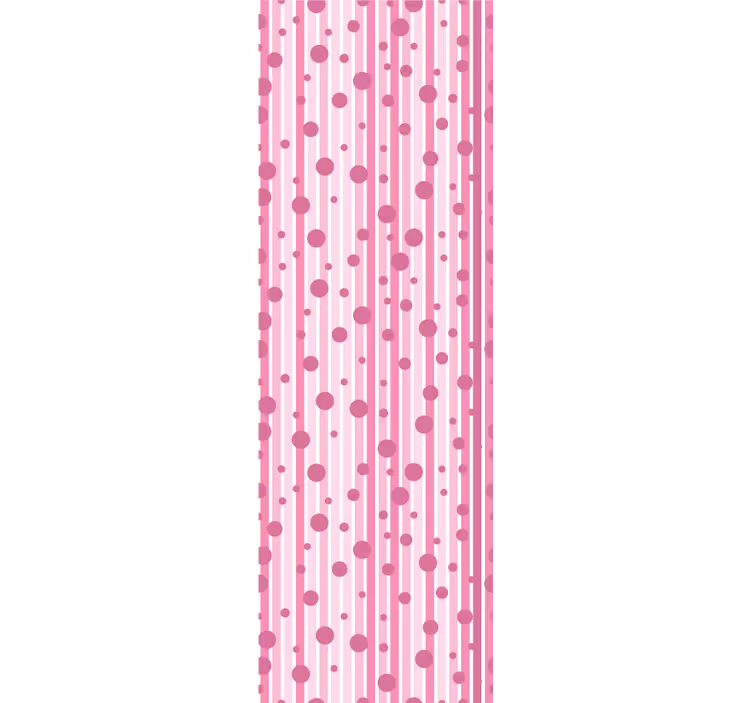 Striped Dot Pattern wallpaper polka dots - TenStickers