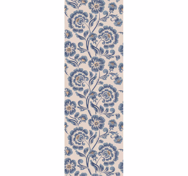 Flower pattern in earth tone Modern Wallpaper - TenStickers