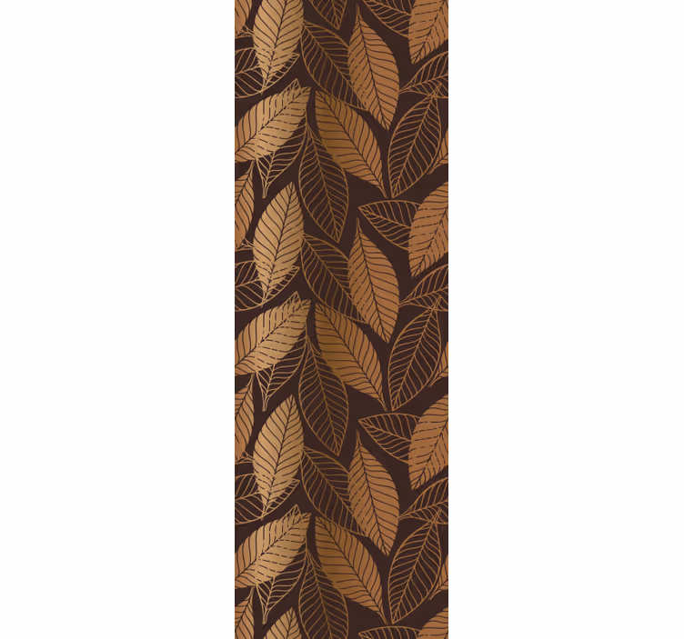 Leaf wallpaper autumn leaf design - TenStickers